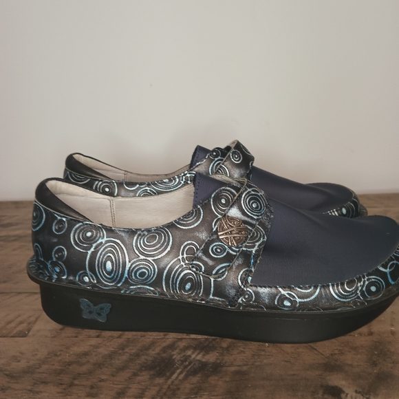 Alegrio Dena Dream Neoprene Leather Slip On Shoes NWOT/B - Picture 5 of 6